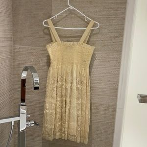 NWT: Derek Lam cream dress 38